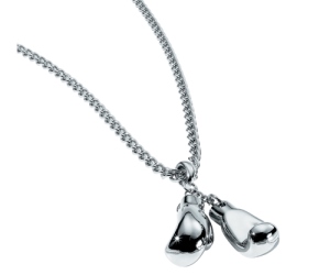 Collana regalo per ragazzi da uomo in oro argento nero